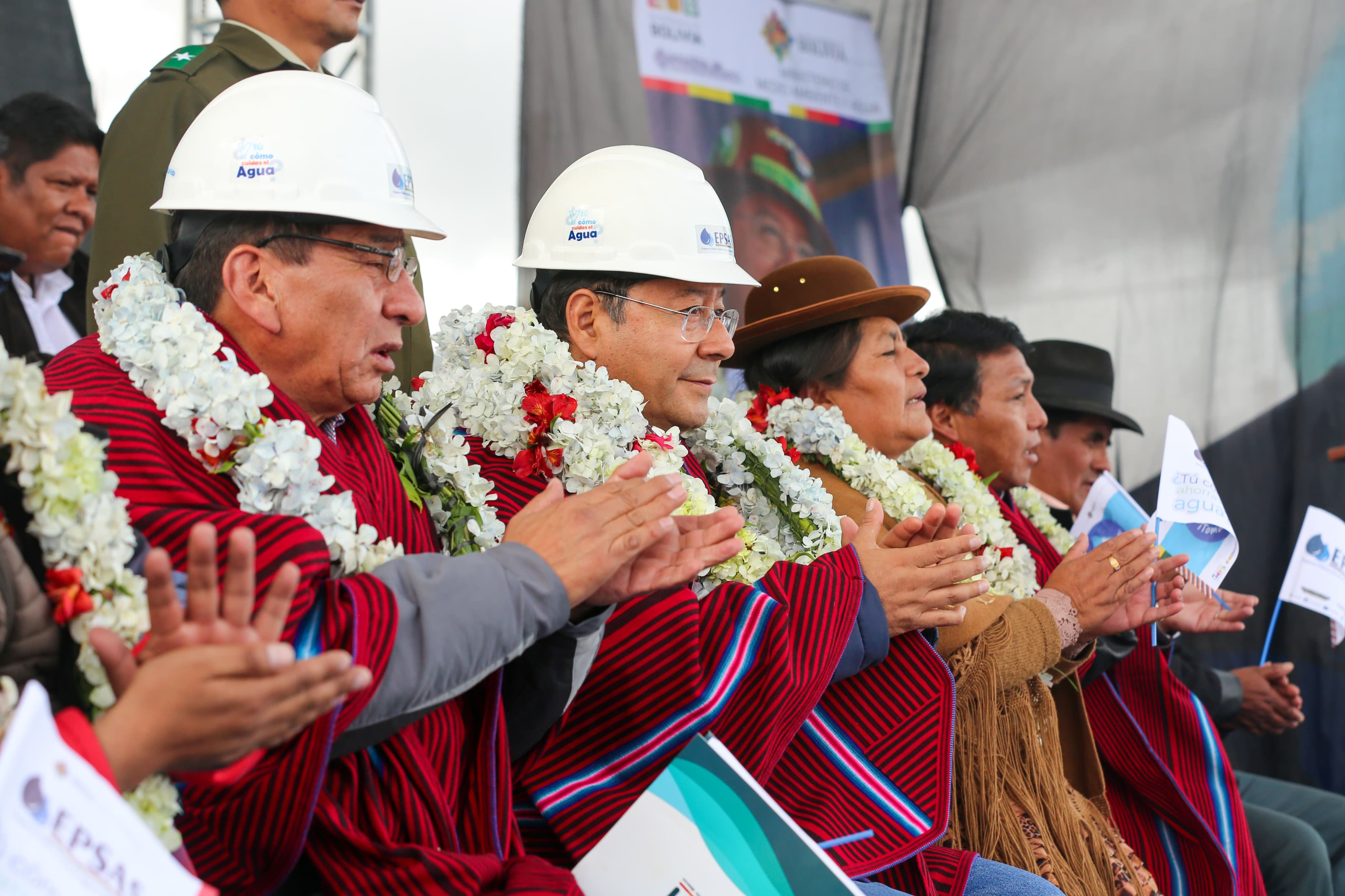 EL PRESIDENTE LUIS ARCE INICIA ENTREGA DE OBRAS POR EFEMÉRIDE DE EL ALTO