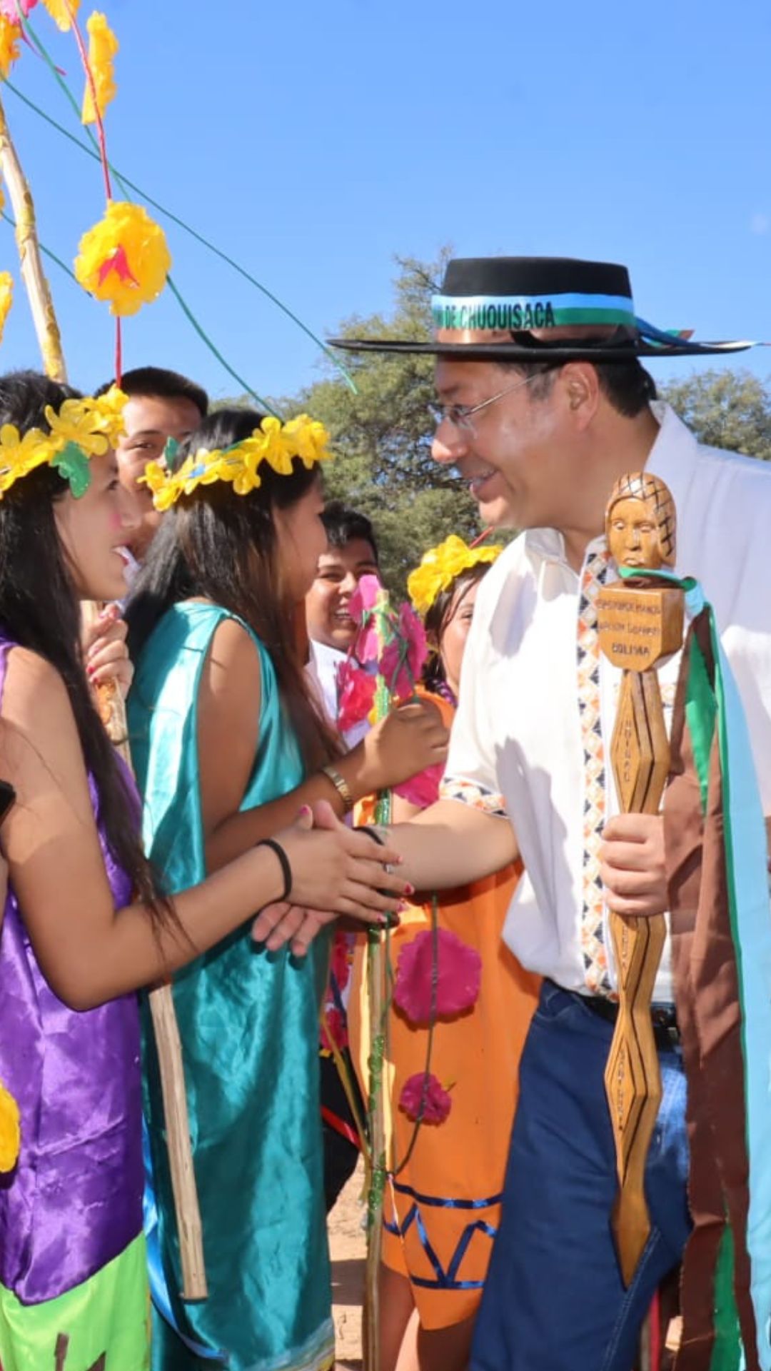 Presidente Arce participa en el 37 aniversario de la Asamblea del Pueblo Guaraní