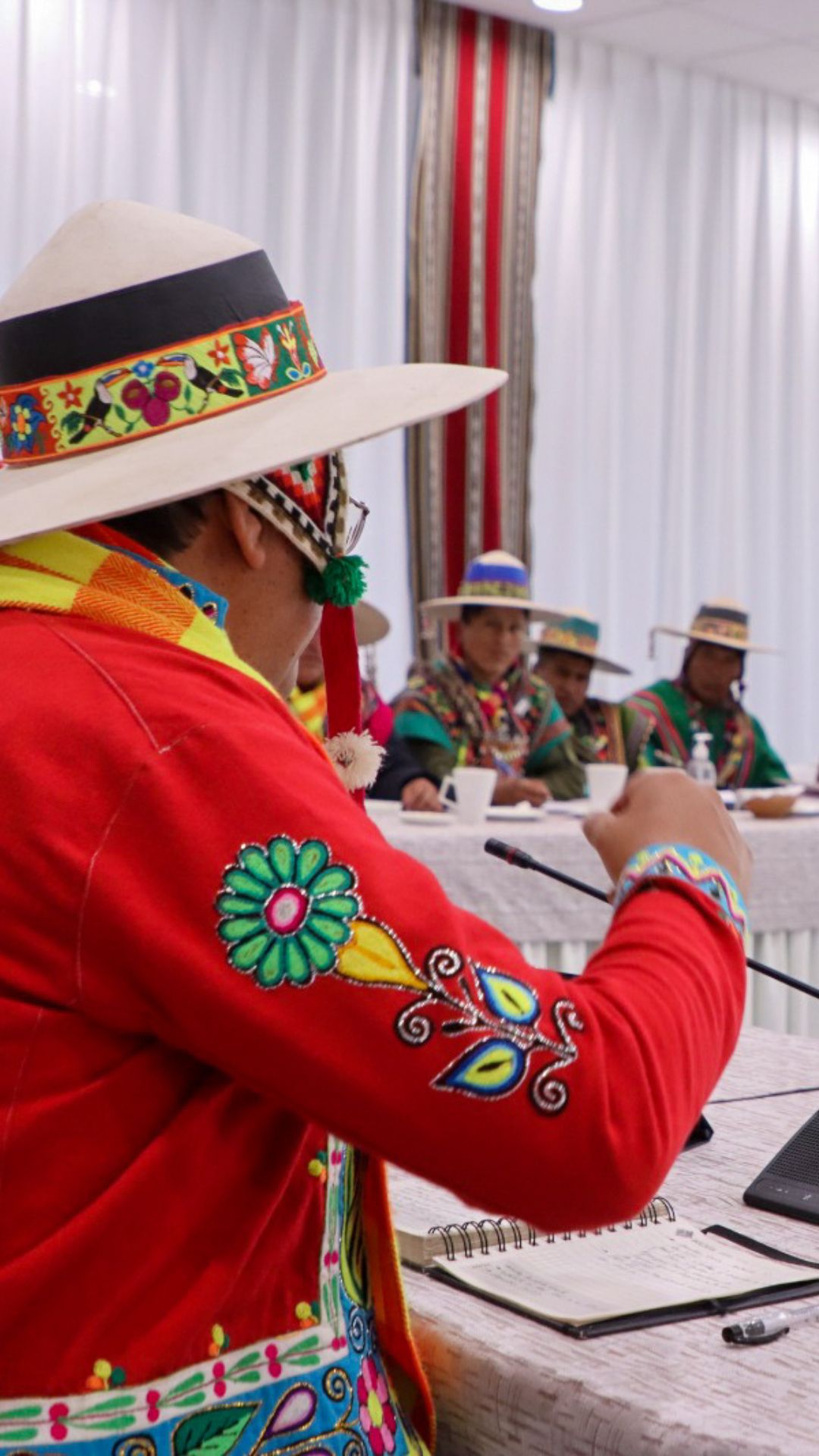 El presidente Arce coordina ejecución de proyectos para beneficio de la Federación de Ayllus del Norte de Potosí