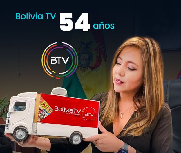 En su 54 aniversario, el Gobierno destaca la labor del canal Bolivia TV al servicio de todos los bolivianos