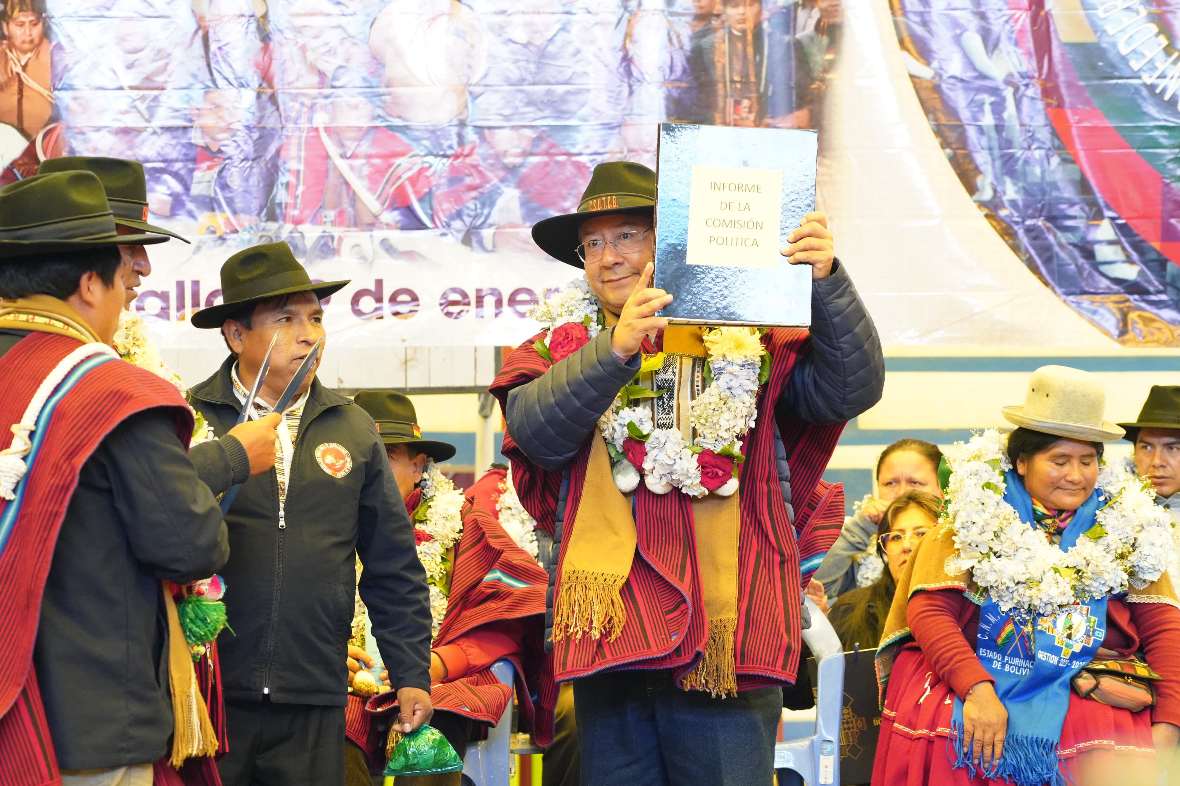 PRESIDENTE LUIS ARCE EN EL CONGRESO DE LA CSUTCB: “EL PUEBLO BOLIVIANO ESTÁ CANSADO DE LOS BLOQUEOS”