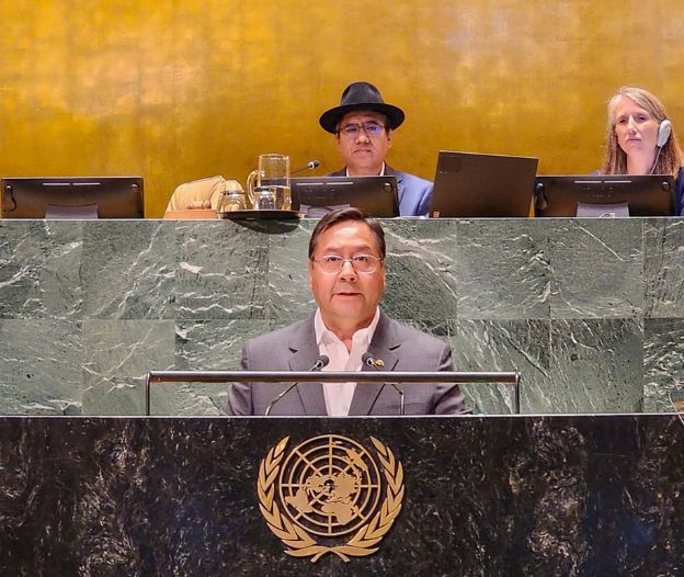 Asamblea de la ONU: Arce demanda a países industrializados asumir su responsabilidad frente a la crisis climática