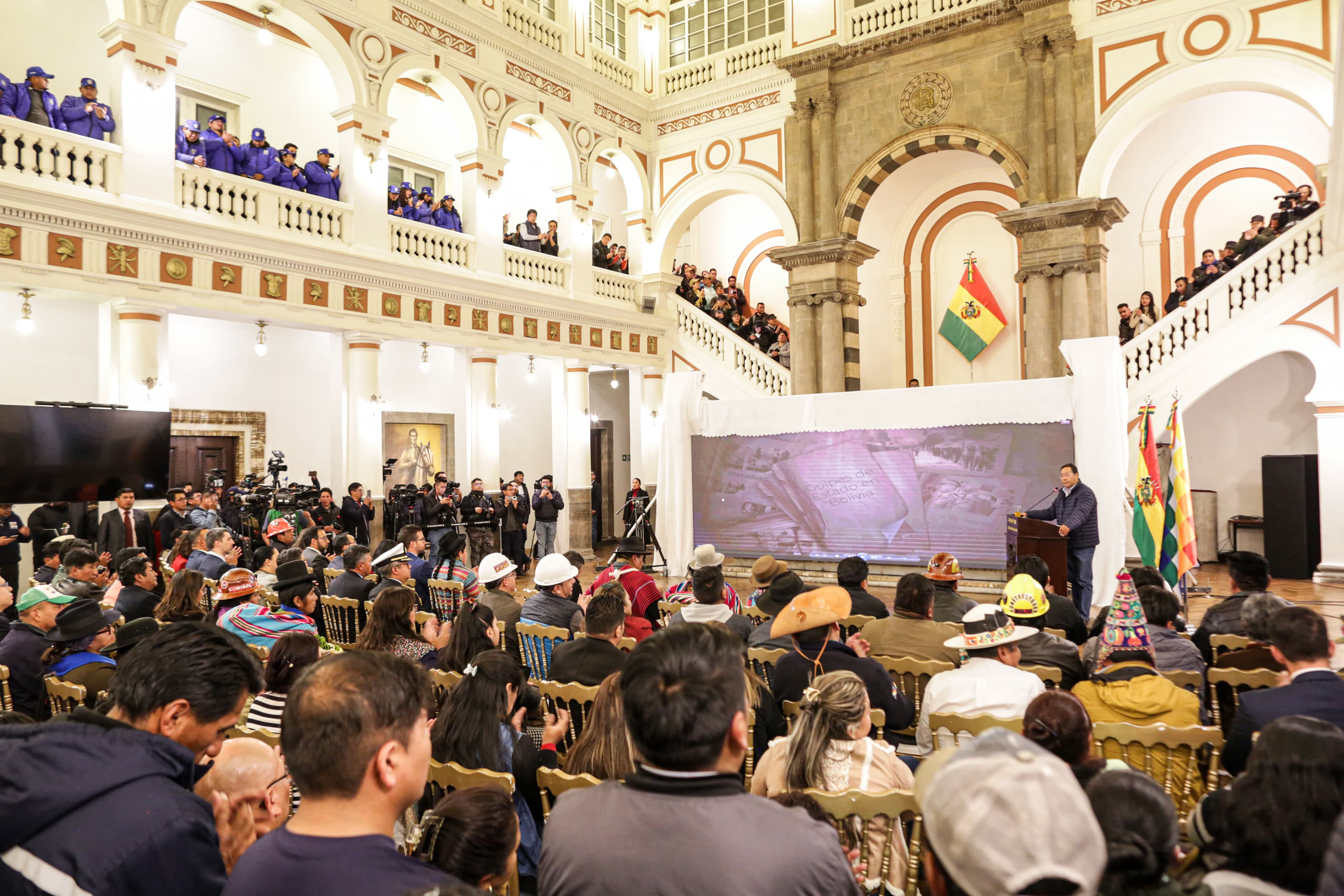 Presidente Arce: “vinimos hasta acá por el pueblo y solo el pueblo boliviano va a sacarnos”