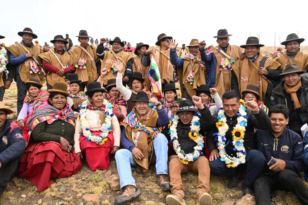 Presidente Arce resalta valores ancestrales de sostenibilidad en la esquila de vicuña