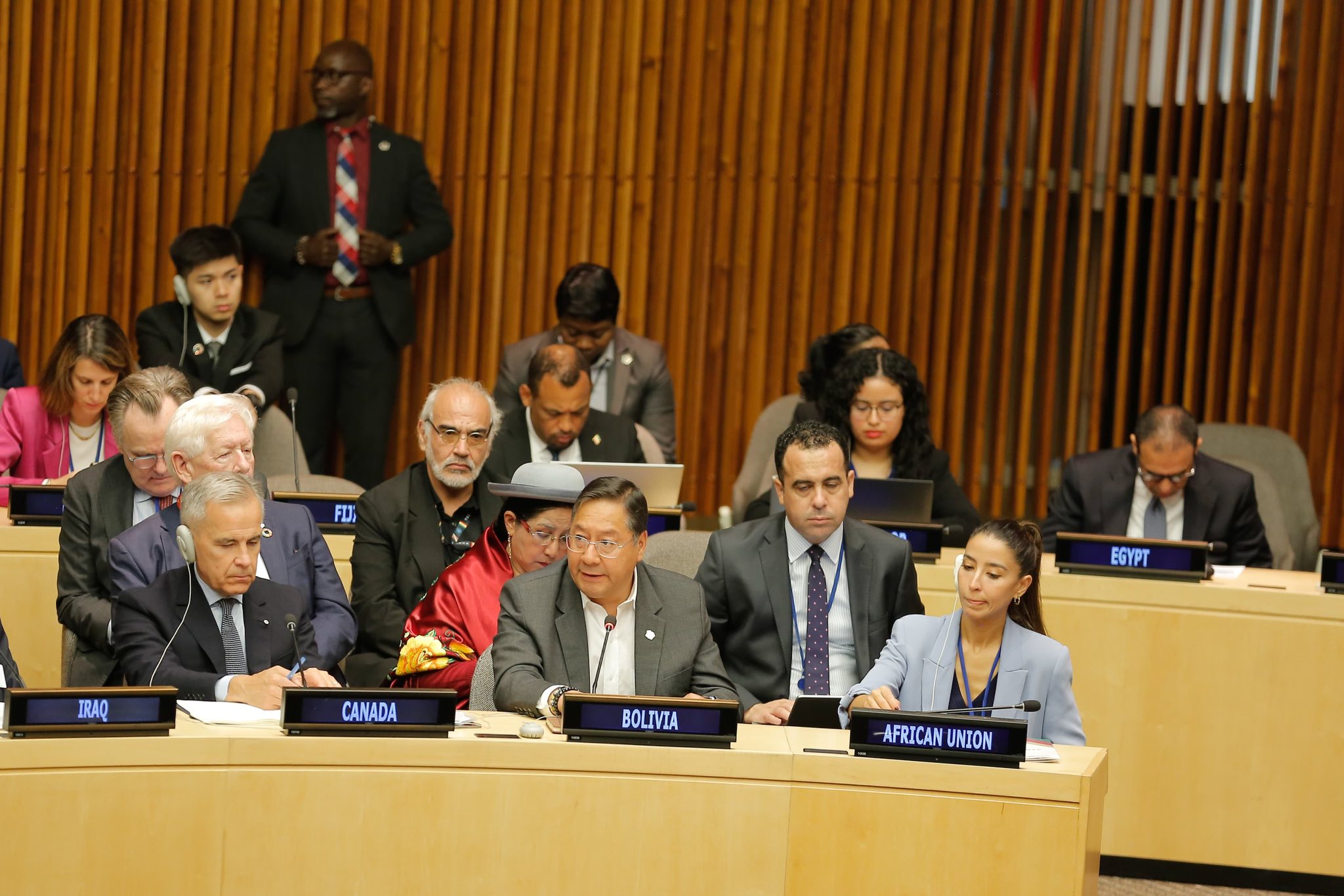 En la ONU, el presidente Arce pide igualdad de oportunidades para desarrollar las potencialidades de los países sin litoral