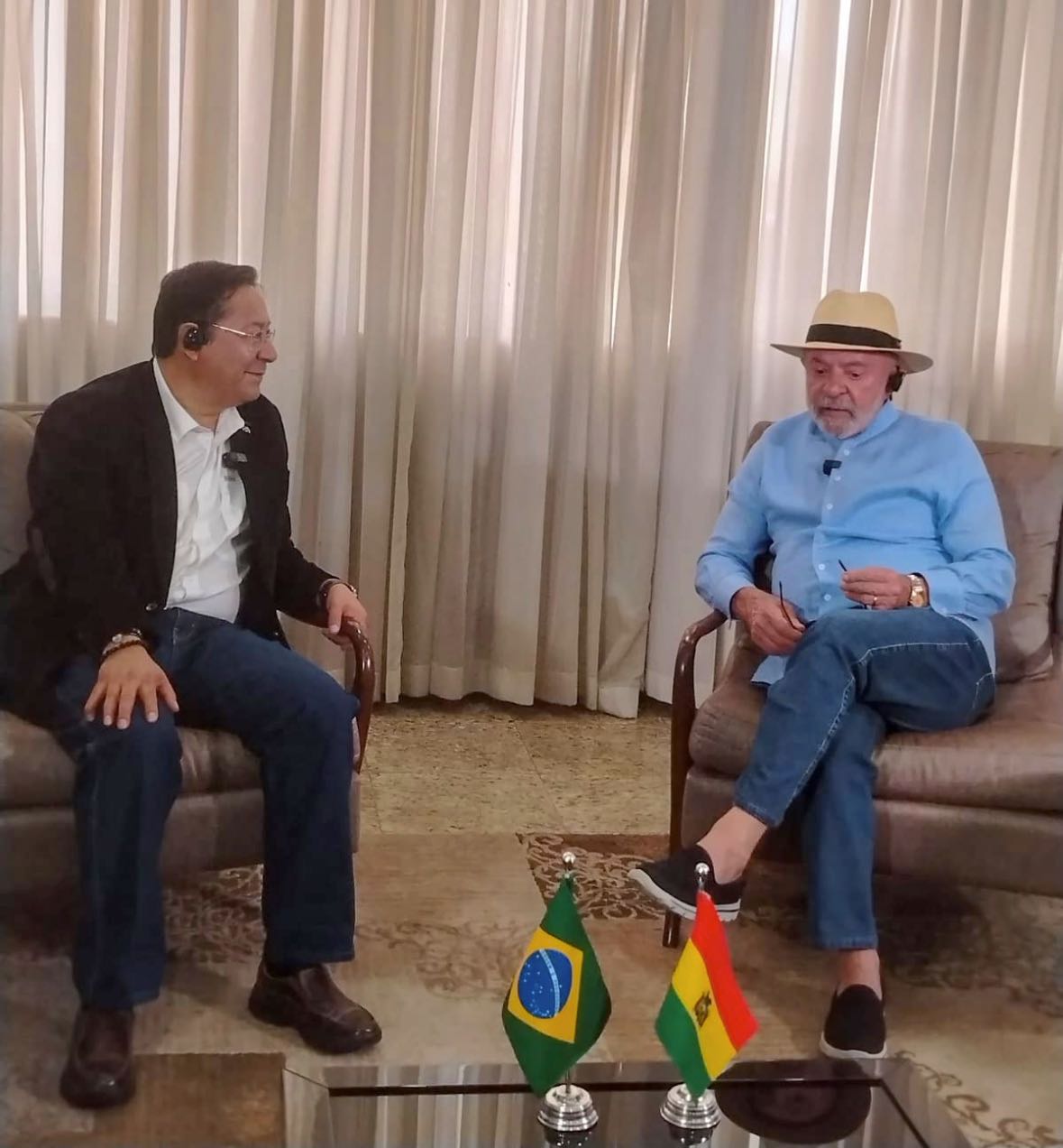 Presidente Arce llegó a Brasil para reunirse con Lula da Silva y fortalecer los lazos de cooperación