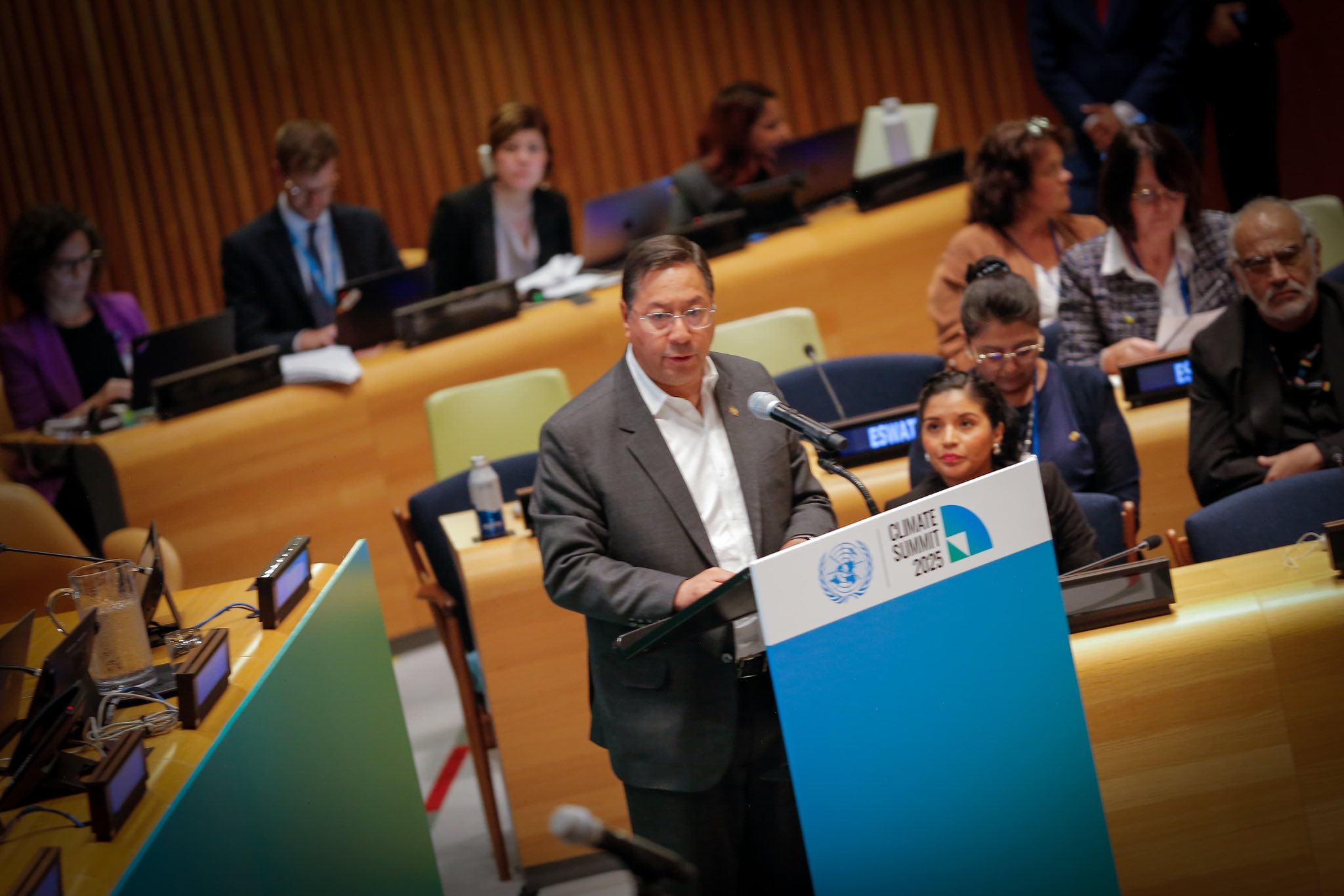 Presidente Arce en la ONU: Bolivia tiene programa de reducción de emisiones por deforestación y degradación de bosques