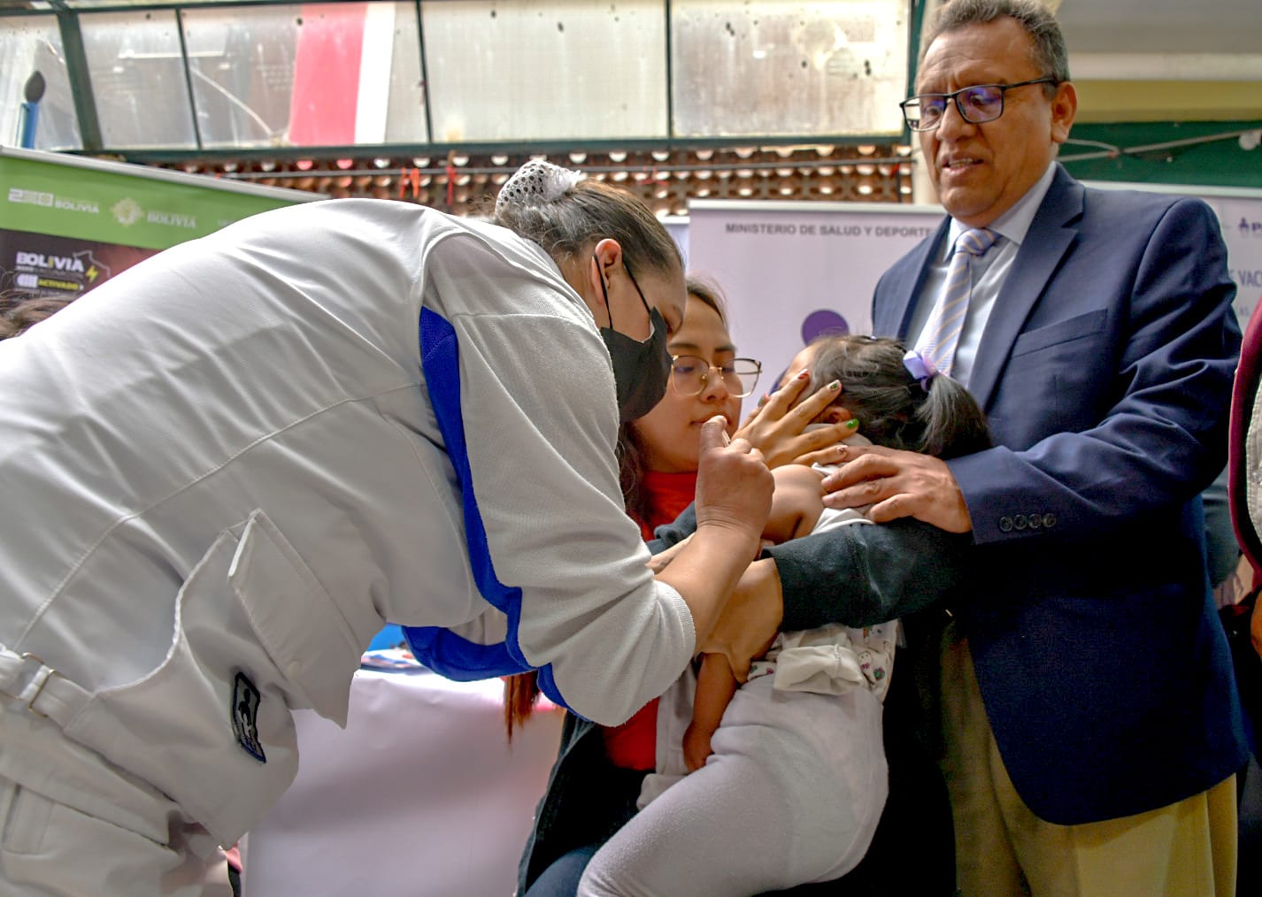 El presidente Arce anuncia inicio de vacunación contra la influenza para menores de 12 años
