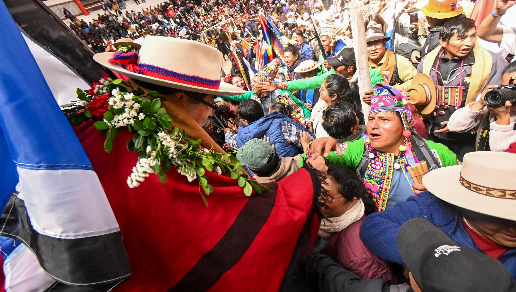 Potosí: El presidente Arce pide unidad a las organizaciones sociales y al pueblo para derrotar a la derecha en las elecciones