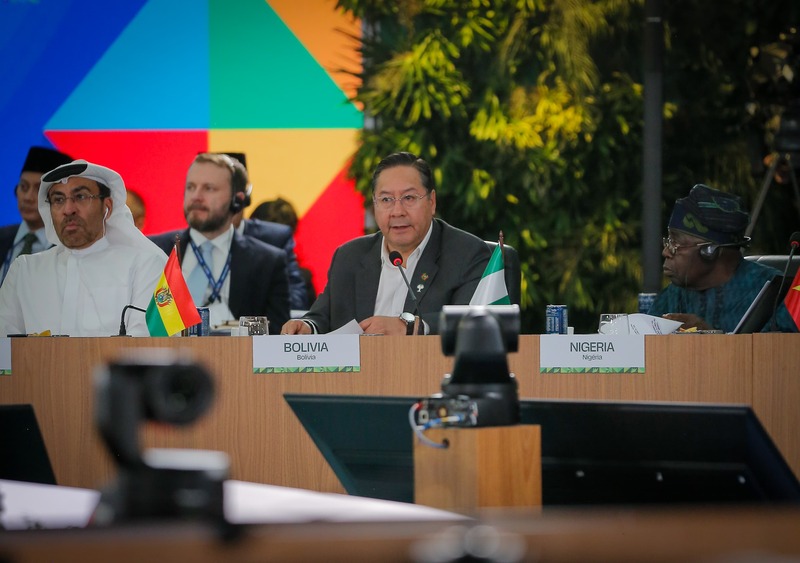 Presidente Arce reivindica el multilateralismo y propone un sistema financiero alternativo para el sur global