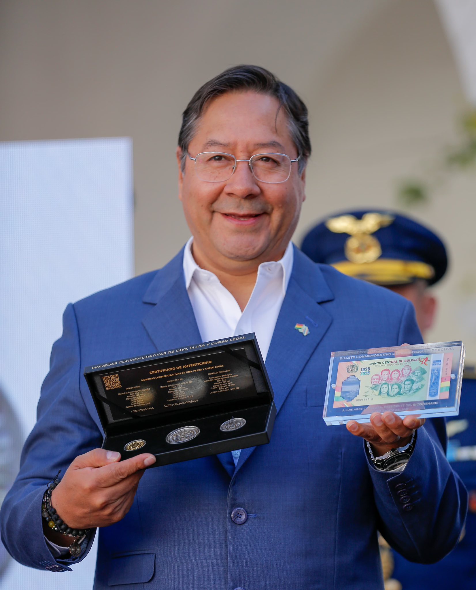 Banco Central presenta monedas y billete del Bicentenario en homenaje a los héroes que forjaron la independencia de Bolivia