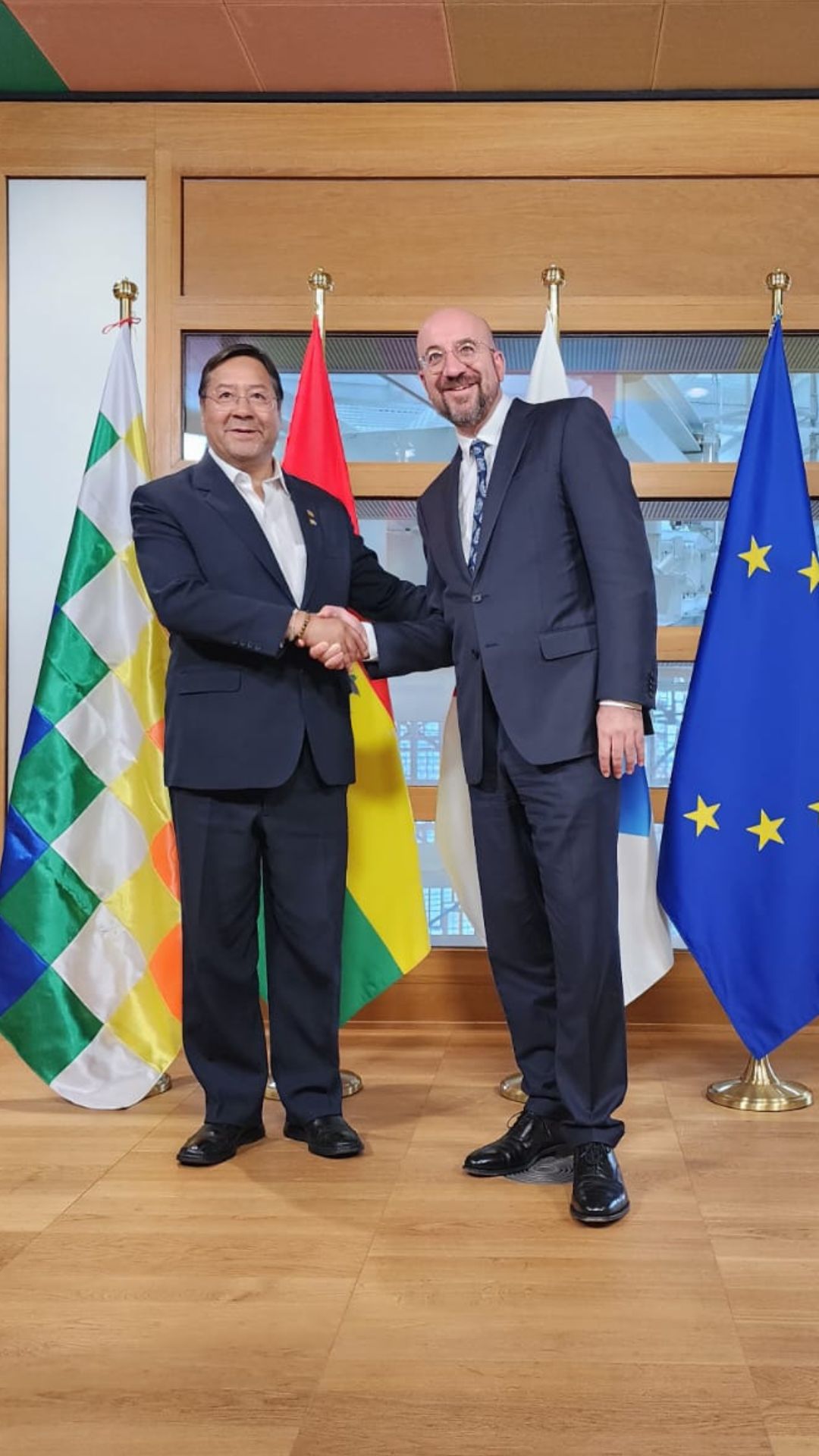 El presidente Arce participa en la primera jornada de la Cumbre de Unión Europea-Celac 2023