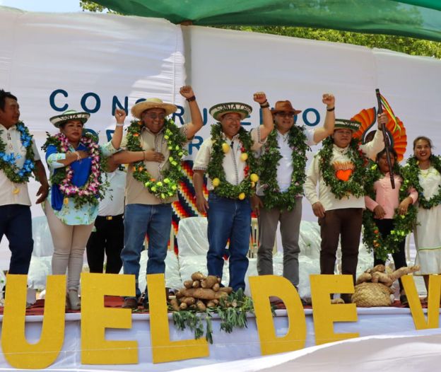 El presidente Arce inicia gira de entrega de obras por la efeméride de Santa Cruz