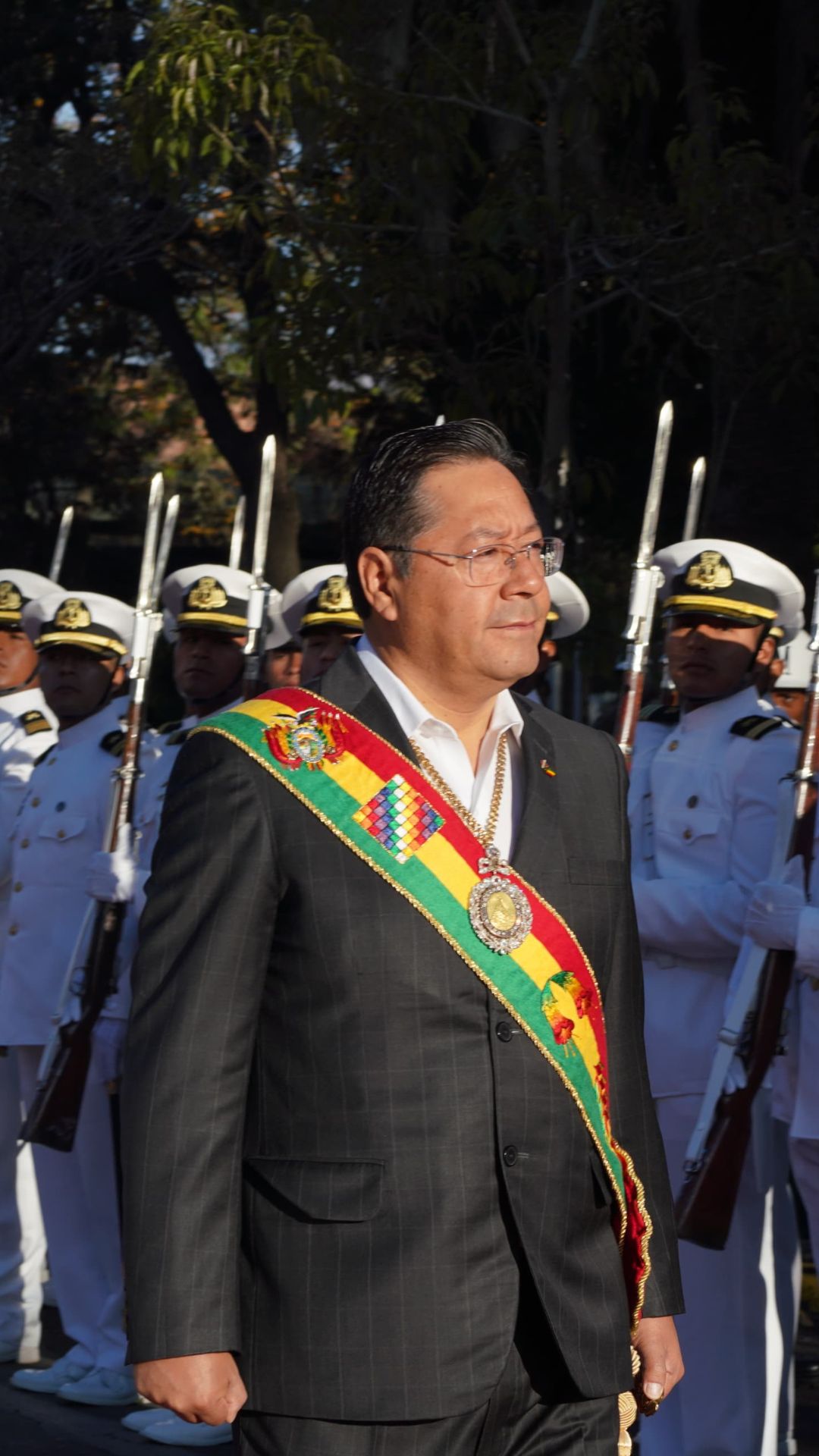 Presidente Luis Arce Catacora rinde su homenaje a los 213 años de la gesta libertaria de Cochabamba