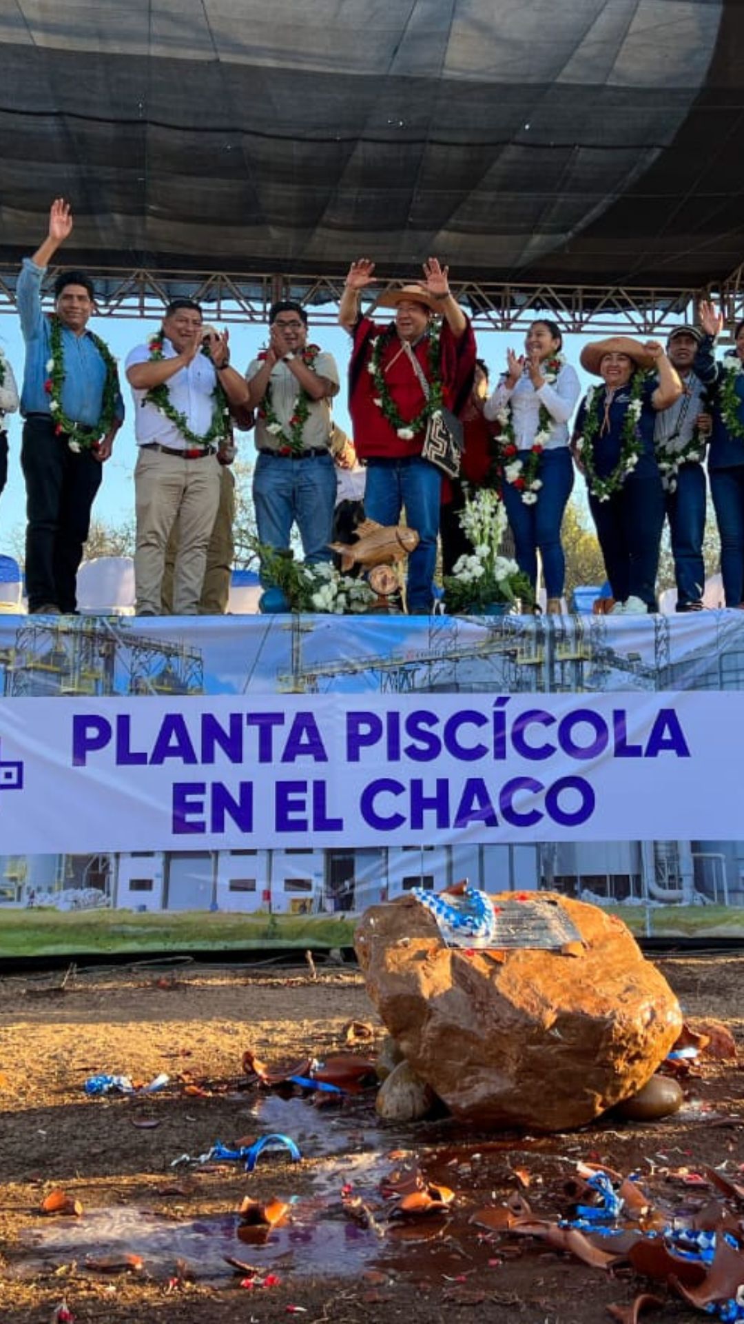 Presidente Arce da luz verde a la construcción de la Planta Piscícola del Chaco con una inversión de Bs 87,9 millones